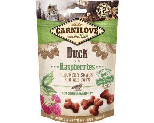 Pamlsky pro kočky Carnilove Cat Crunchy Duck 50 g Pamlsky pro kočky Carnilove Cat Crunchy Duck 50 g