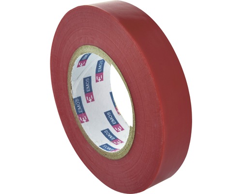 Izolační páska Emos PVC 15mm / 10m červená