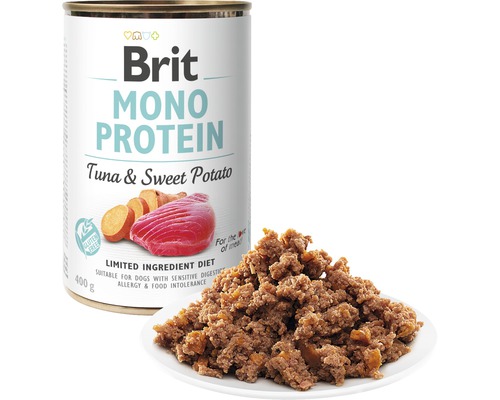 Brit Monoproteinové vlhké krmivo pro psy s tuňákem a batáty
