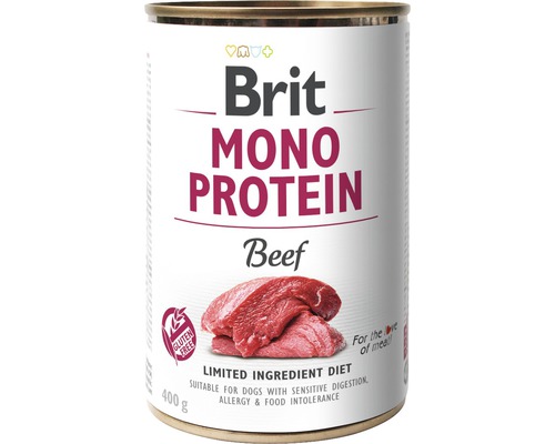 Konzerva pro psy Brit Mono Protein Beef 400 g Konzerva pro psy Brit Mono Protein Beef 400 g