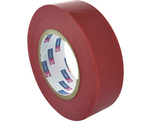 Izolační páska Emos PVC 19mm / 20m červená