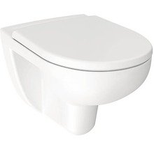 Závěsný klozet s hlubokým splachováním a uzavřeným designem