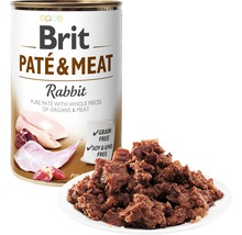 Konzerva pro psy Brit Paté & Meat Rabbit 400 g
