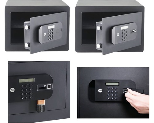 Trezor s digitální klávesnicí a snímačem otisků prstů