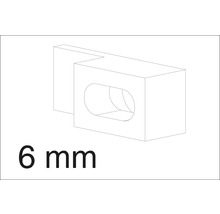 Upevňovací prvek 6 mm