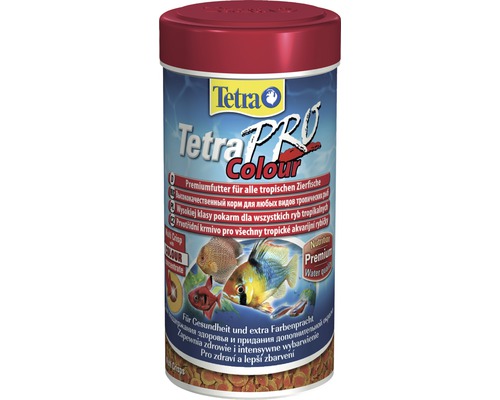 Krmivo pro ryby, granulované Tetra Pro Colour 250 ml TetraPro Colour Prémiové krmivo pro tropické okrasné ryby