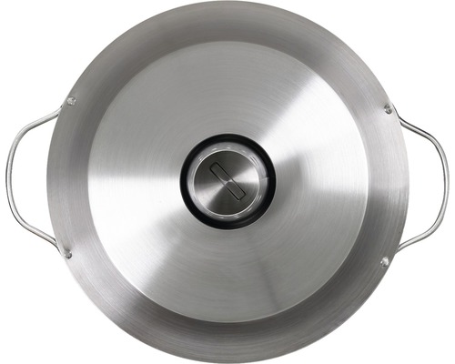 Víko z nerezové oceli na nádobí shora