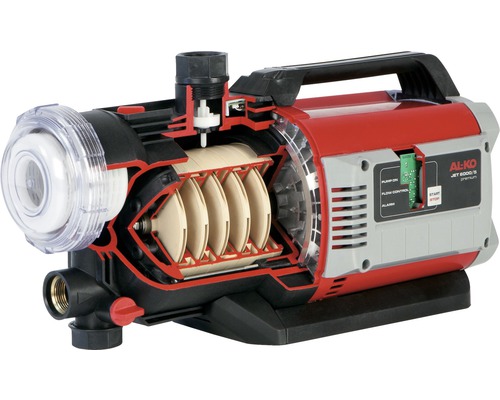 Domácí vodárna s pohledem do vnitřku