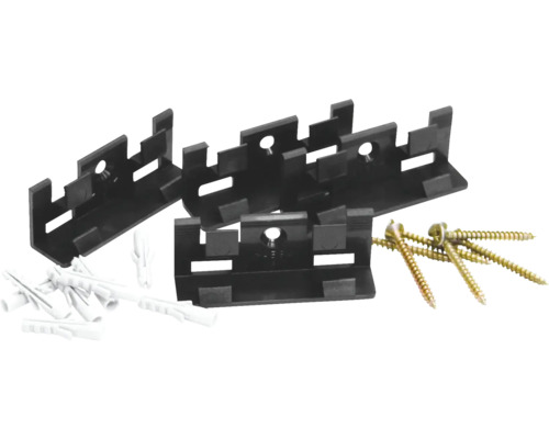 Držáky se šrouby a hmoždinkami