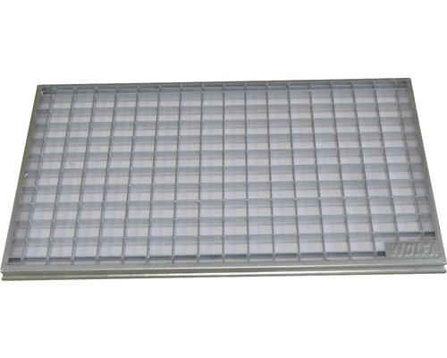 Kovový rošt 3x3 pro rohožovou vanu 60x40 cm Kovová mřížka
