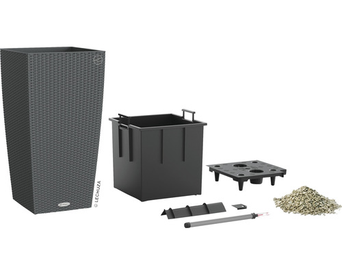 Květináč Lechuza Classico se zavlažovacím systémem a příslušenstvím