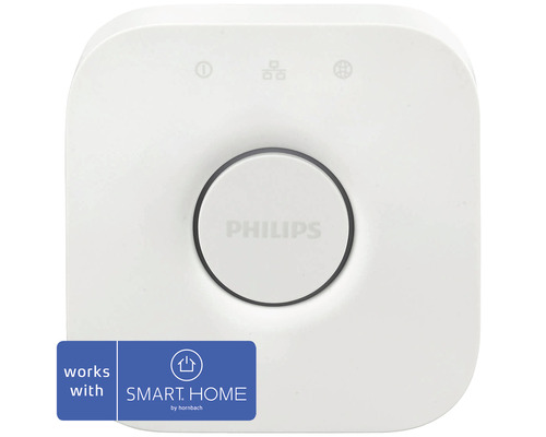 Philips Hue Bridge 8719514342620 - řídící jednotka chytrého osvětlení Philips Hue kompatibilní se SMART HOME by hornbach-0