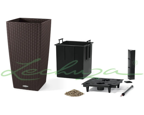 Květináč se zavlažovacím systémem a příslušenstvím