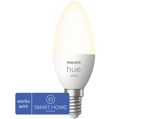 LED žárovka Philips HUE 8719514320666 E14 / 5,5 W(40W) 470 lm 2700 K stmívatelná Žárovka Philips Hue ve tvaru svíčky s paticí E14