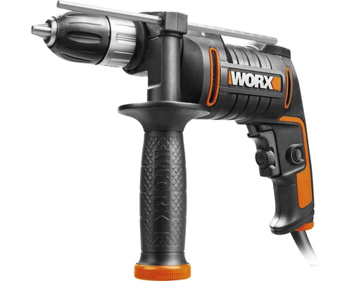 Elektrická příklepová vrtačka Worx s přídavnou rukojetí