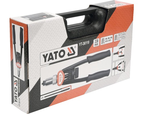 Nýtovací kleště Yato v krabici