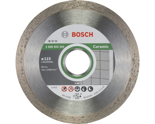 Diamantový řezný kotouč Bosch SF CERAMIC Ø 115x22,23 mm