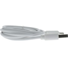 Bílý USB kabel