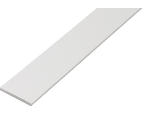 Plochý profil plastový 20x2mm délka 1m bílý