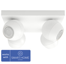 LED bodové osvětlení Philips HUE 8719514339149 Buckram 4x 5W 4x 350lm 2200-6500K bílé s dálkovým ovládáním - kompatibilní se SMART HOME by hornbach-thumb-0