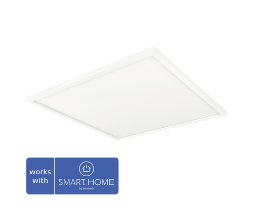 LED panel Philips HUE 3216131P6 Aurelle 19W 1820lm 2200-6500K 30x30cm bílý s dálkovým ovládáním kompatibilní se SMART HOME by hornbach