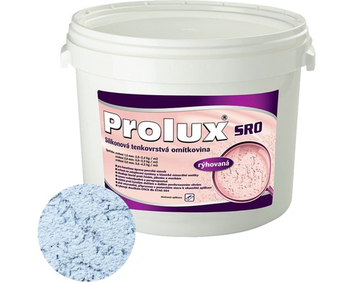Tenkovrstvá omítka Prolux SRO 1,5 mm tónovaná 25 kg Kbelík silikonové omítky