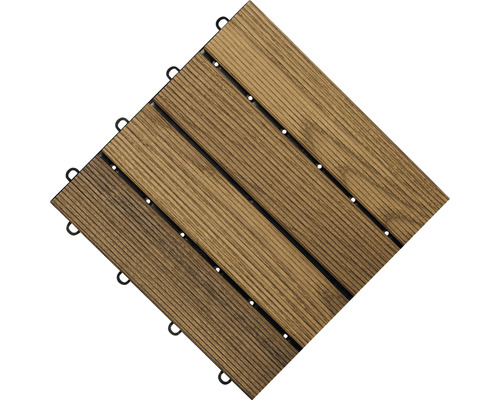 Dřevěná dlaždice pro venkovní použití