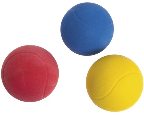 Hračka pro psy pěnový gumový míček 7 cm, různé barvy