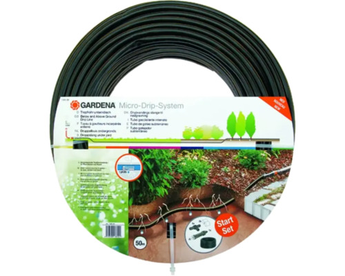 Podzemní kapací hadice GARDENA 50 m, 13,7 mm, včetně základního přístroje Podzemní kapací hadice GARDENA 50 m, 13,7 mm, včetně základního přístroje