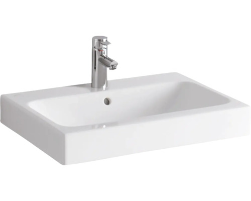 Umyvadlo na skříňku GEBERIT iCon sanitární keramika bílá 60 x 48,5 124060000 Umyvadlo s baterií do koupelny