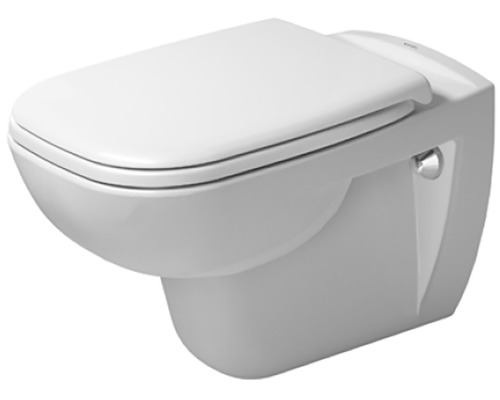 Závěsné WC Duravit D-Code se záchodovým prkénkem 45351900A1