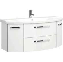 Koupelnová skříňka pod umyvadlo Pelipal Xpressline 4010 bílá vysoce lesklá 116,3 x 49,2 x 46 cm 4010.091218