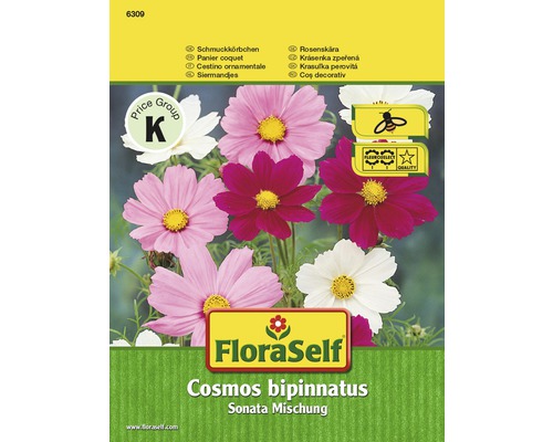 Cosmos Sonata mix květinových semen FloraSelf