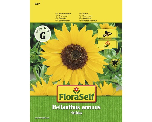 Slunečnice Holiday 'Helianthus annuus' květinová semena FloraSelf