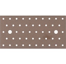 Děrovaná deska Duravis 200x100x2 mm rezavě hnědá