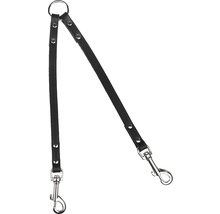 Vodítko rozdvojka Karlie Rondo 12 mm 30 cm černé