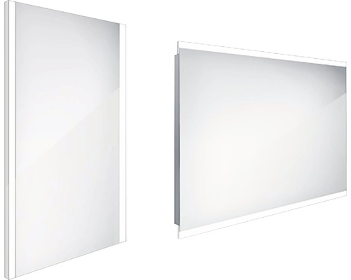 Zrcadlo do koupelny s LED osvětlením Nimco 40x60 cm ZP 11000