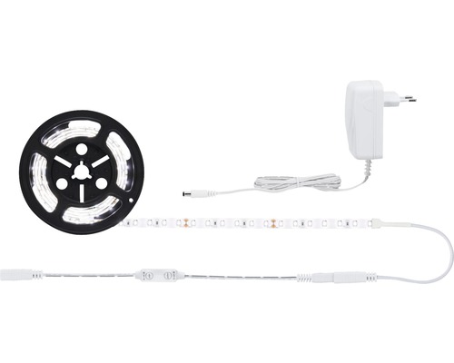 LED pásek s napájecím zdrojem a ovládáním na cívce
