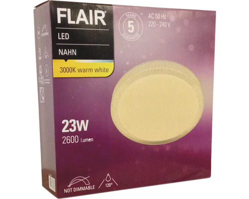 Balení LED lampy Flair Nahn s 23 watty a 2600 lumeny