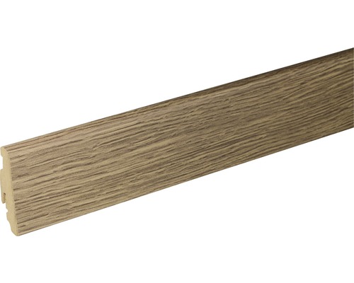 Soklová lišta Skandor Touch Oak FU60L 19x59x2400 mm Podlahová lišta s dřevěnou strukturou