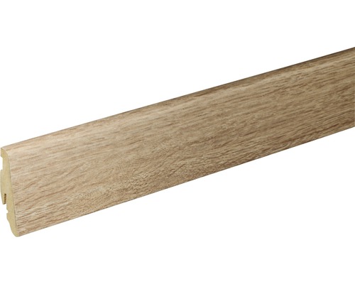 Podlahová lišta Skandor FU60L Dub Verdon 19x58x2400 mm Podlahová lišta s dřevěnou strukturou