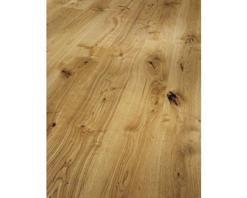 Pokládka dubových parket s hrčemi