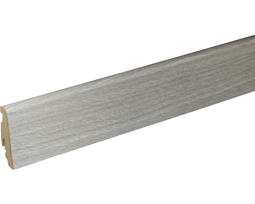 Podlahová lišta MDF Skandor FU60L 19x58x2400 mm Chalk Hickory Dřevěná podlahová lišta