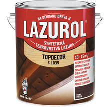 Lazurol Topdecor tenkovrstvá lazura na dřevo pro interiér a exteriér v plechovce