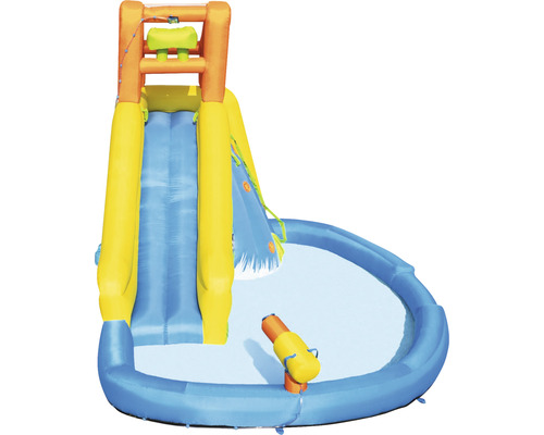 Nafukovací vodní skluzavka s brouzdalištěm a vodním dělem do zahrady