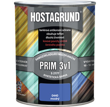 Barva na kov HOSTAGRUND PRIM 3v1 S2177 základní i vrchní 0,6 l modrá