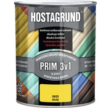 Barva na kov HOSTAGRUND PRIM 3v1 S2177 základní i vrchní 0,6 l žlutá