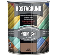 Barva na kov HOSTAGRUND PRIM 3v1 S2177 základní i vrchní 0,6 l měď