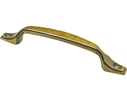 Nábytková úchytka Rustica, 96 mm, mosaz patina