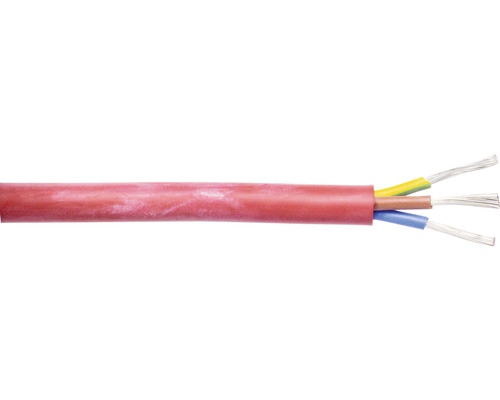 Silový kabel (SIHF-J) 3x2,5 červený, metrážové zboží